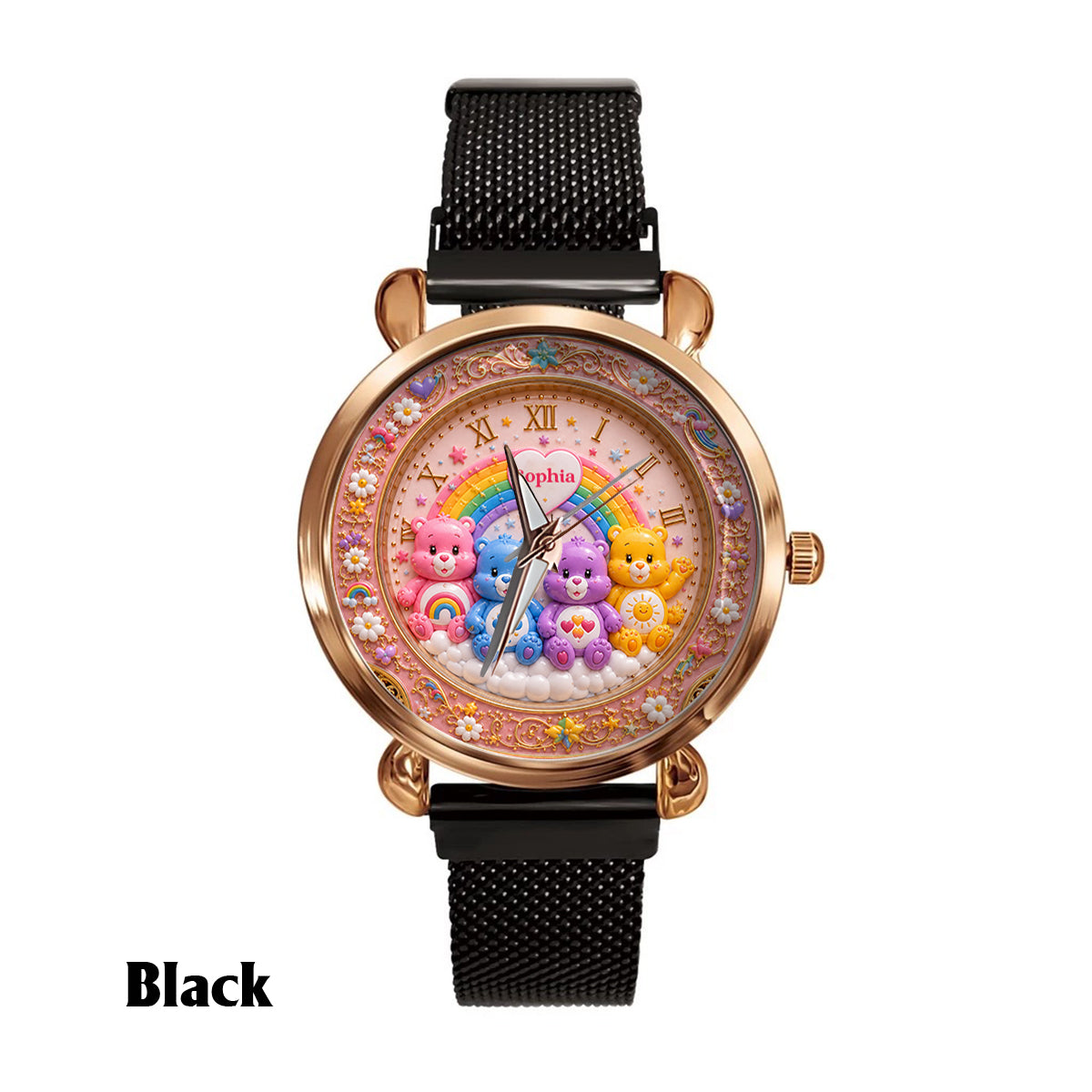 Cute Bears - Personalized Carebear Women Hand Watch