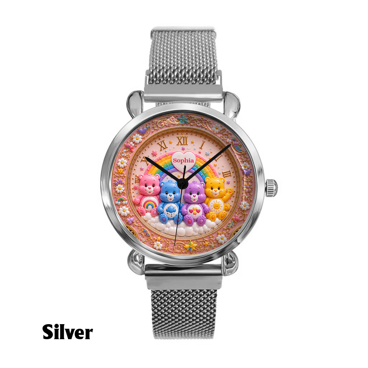 Cute Bears - Personalized Carebear Women Hand Watch