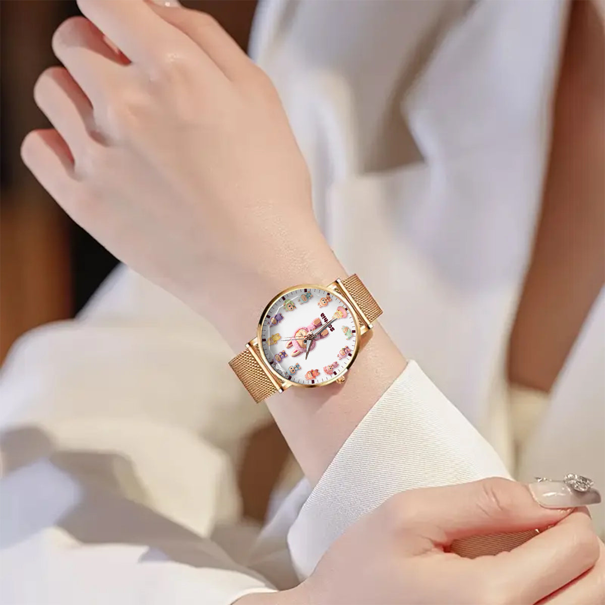 Cute Monsters - Personalized Labubu Women Hand Watch