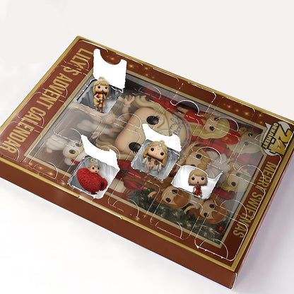 The Life Of A Show Girl - Personalized Tay-tay Lover Advent Calendar With Ornaments