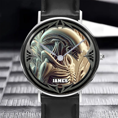 Space Creature - Personalized Alien Hand Watch