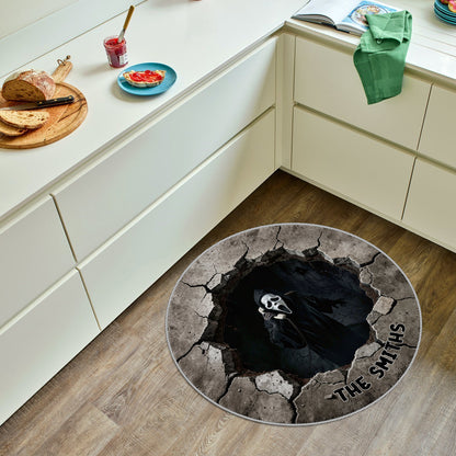 Hello Darkness - Personalized Horror Movie Non-Slip Tufted Rug