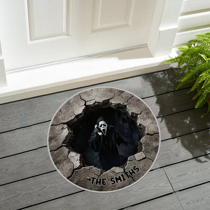 Hello Darkness - Personalized Horror Movie Non-Slip Tufted Rug