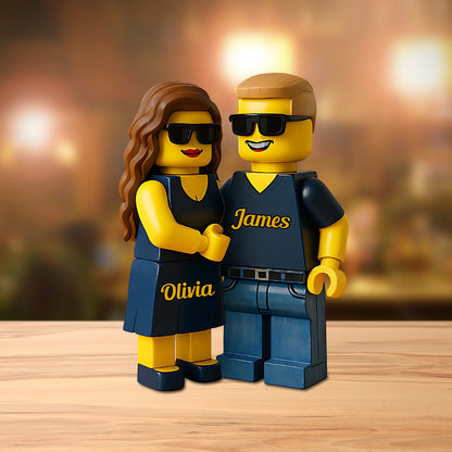 Couple Gift - Personalized Couple Custom Shaped Acrylic Plaque