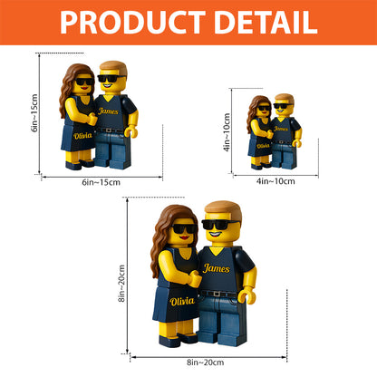 Couple Gift - Personalized Couple Custom Shaped Acrylic Plaque