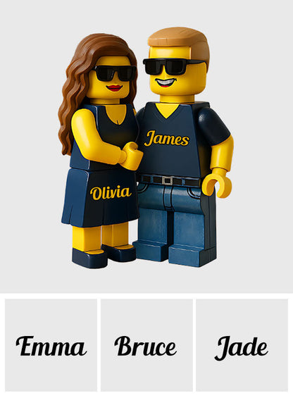 Couple Gift - Personalized Couple Custom Shaped Acrylic Plaque