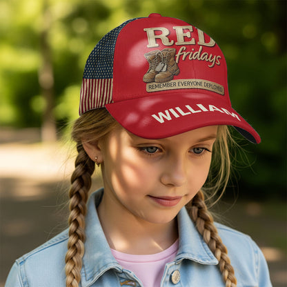 Red Fridays - Personalized Veteran Classic Cap
