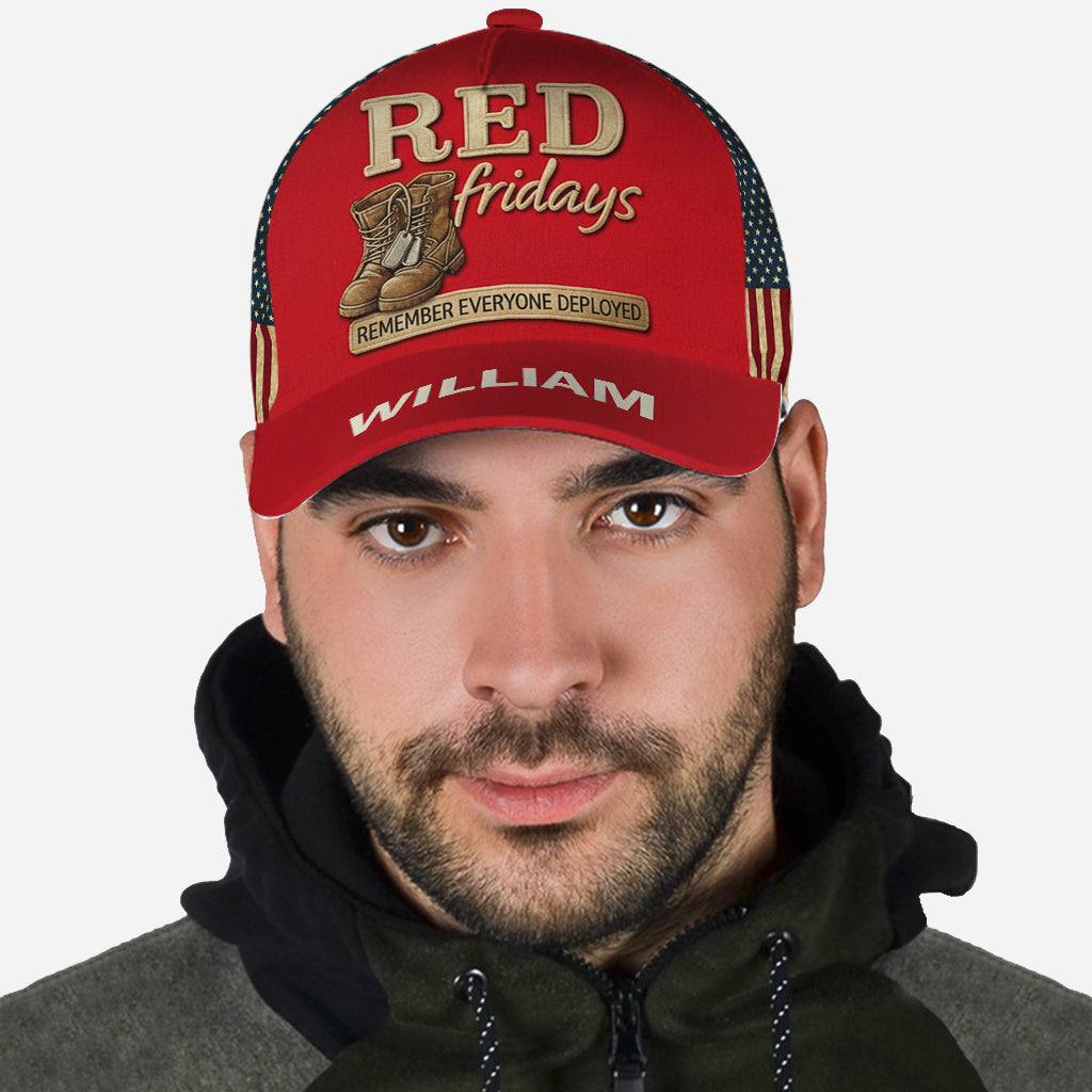 Red Fridays - Personalized Veteran Classic Cap