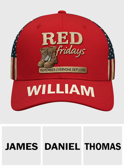 Red Fridays - Personalized Veteran Classic Cap