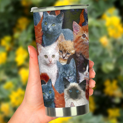 Cute Cat Cat Tumbler 0622