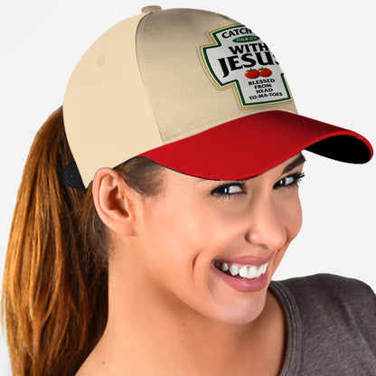 Funny Word Play, Faith In God - Personalized Christian Classic Cap & Leather Phone Case