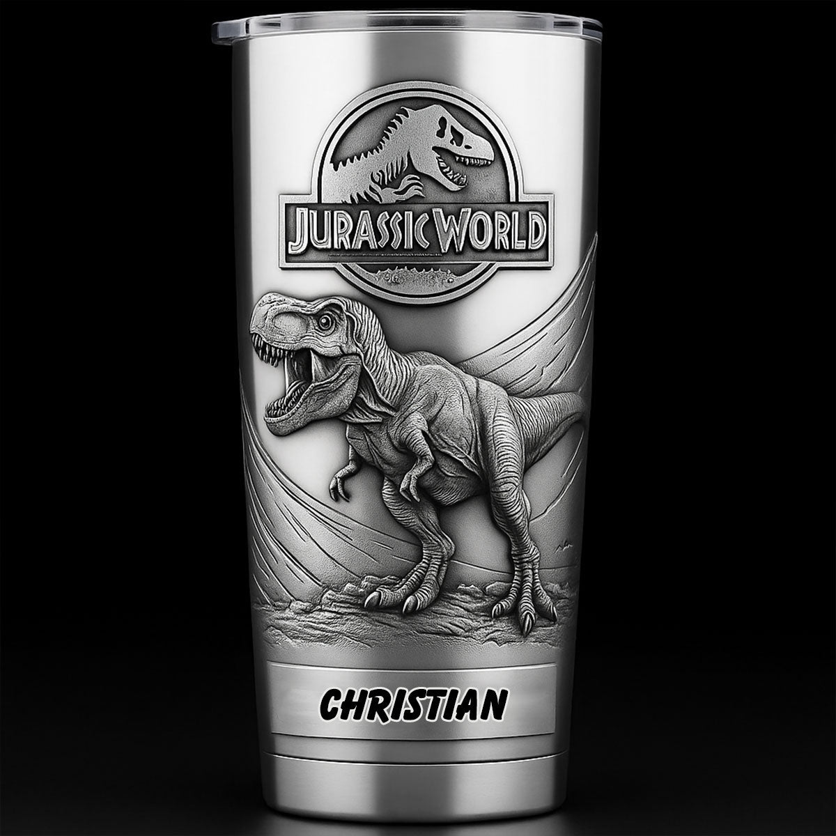Dinosaur World - Personalized Dinosaur Tumbler