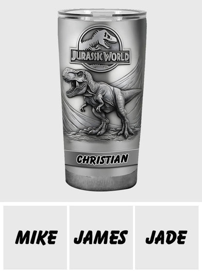 Dinosaur World - Personalized Dinosaur Tumbler