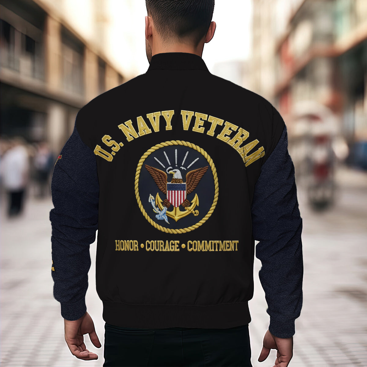 Veteran - Personalized Veteran Bomber Jacket