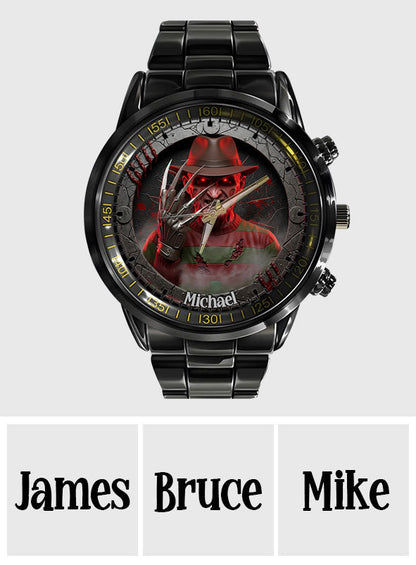 Scary Halloween - Personalized Horror Character Hand Watch