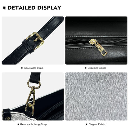 Everyone Want To Be Us - Personalized Star Fleet Leather Handbag & Leather Long Wallet