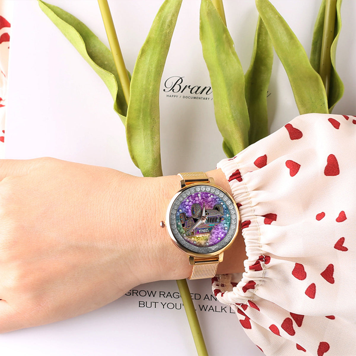 Crystal Car - Personalized Car Women Hand Watch