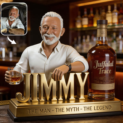 Custom With Famous Whiskey Bottle - Personalized Whisky Custom Shaped Acrylic Plaque