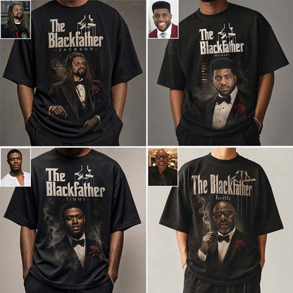 The Blackfather - Personalized Father T-shirt And Hoodie
