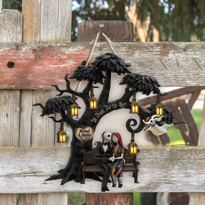 Till Death Do Us Part - Personalized Nightmare Wood Sign