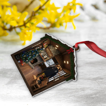 Police Christmas Home - Personalized Police Officer Ornament