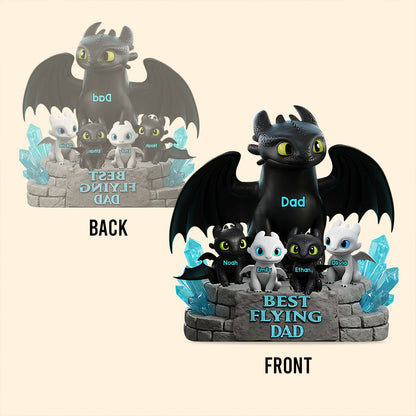 Best Flying Family - Personalized Custom Shaped Acrylic Plaque