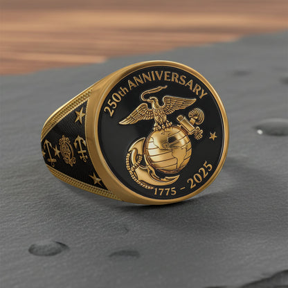 The Soldier - Personalized Veteran Signet Ring