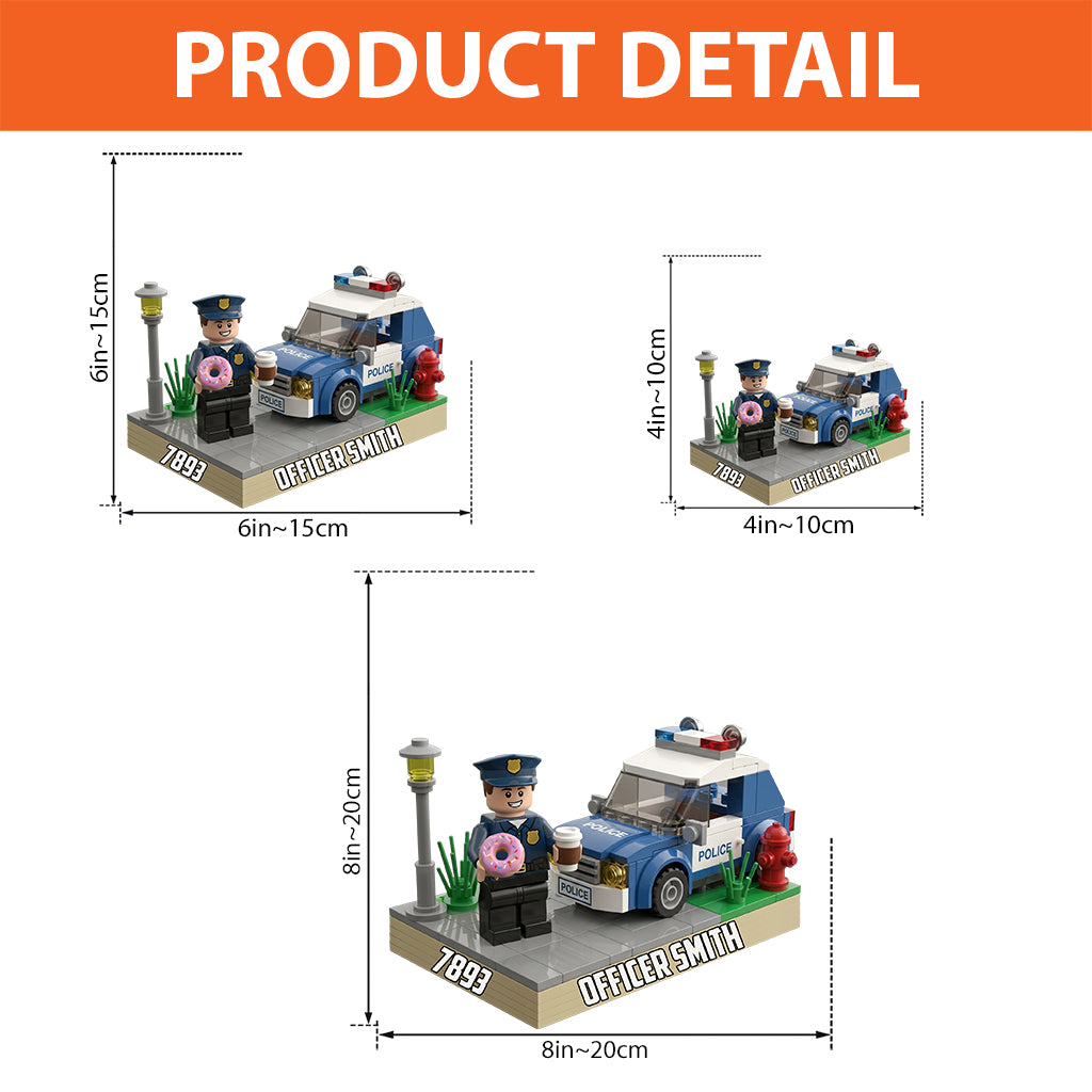 Funny Gift For Police Officers - Personalized Police Officer Custom Shaped Acrylic Plaque