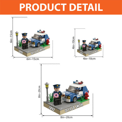 Funny Gift For Police Officers - Personalized Police Officer Custom Shaped Acrylic Plaque