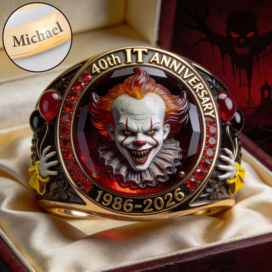 40th Anniversary - Personalized Horror Character Signet Ring
