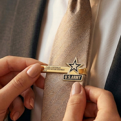 Honorable Veteran - Personalized Veteran Tie Clip
