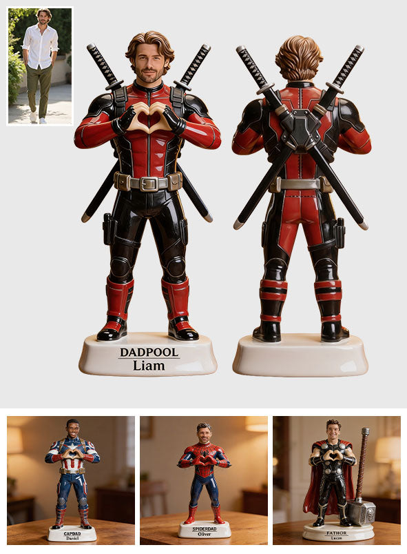 Super Dad - Personalized Superhero Premium 3D Figurine