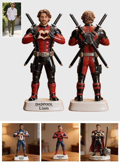 Super Dad - Personalized Superhero Premium 3D Figurine