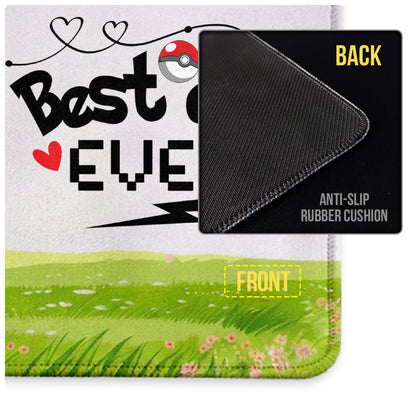 Best Dad Ever - Personalized Monster Trainer Mouse Pad