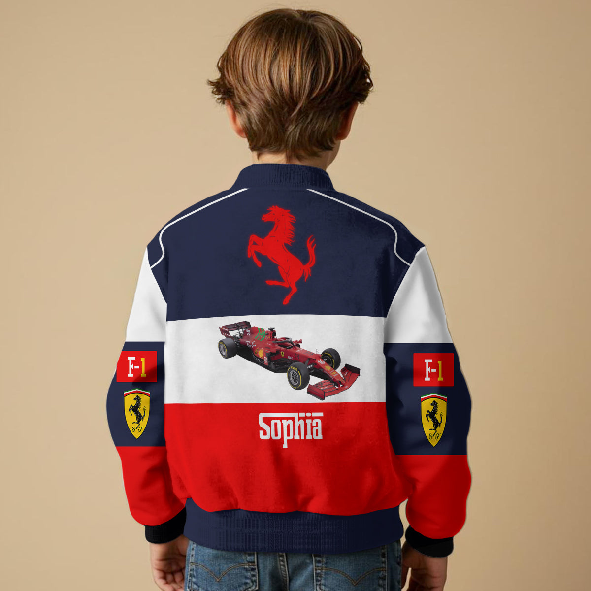 Car Racing - Personalized Racing Varsity Jacket