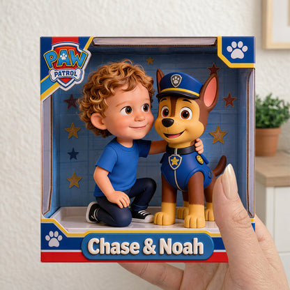 Paw Friend - Personalized Cute Dog Acrylic Display Box