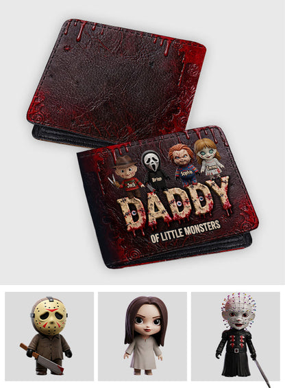 Daddy Of Little Horrors - Personalized Horror Character Leather Wallet