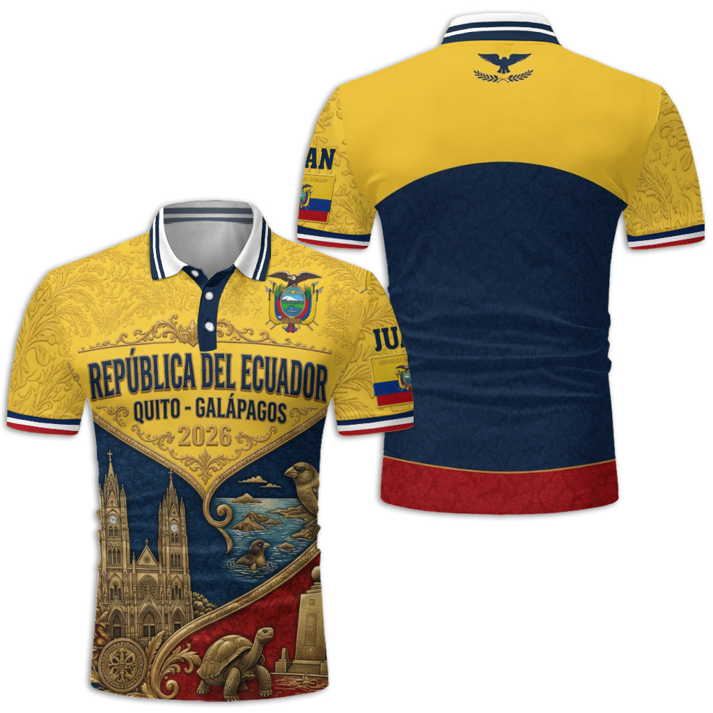 Ecuador The Cup 2026 - Personalized Expats Polo Shirt