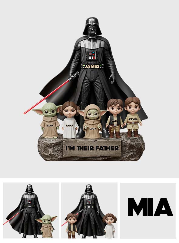 Best Dad In The Galaxy - Personalized The Force Custom Shaped Acrylic Plaque