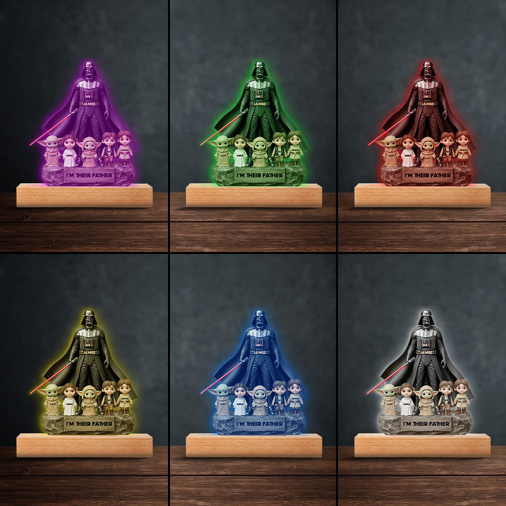 Best Dad In The Galaxy - Personalized The Force Custom Shaped Acrylic Plaque