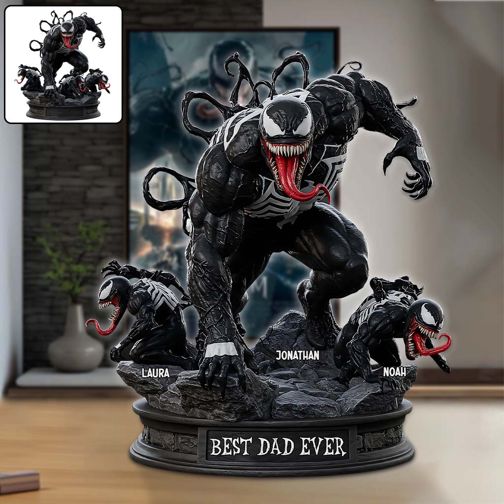 Best Dad Ever - Personalized Clown Prince of Crime Custom Shaped Acrylic Plaque