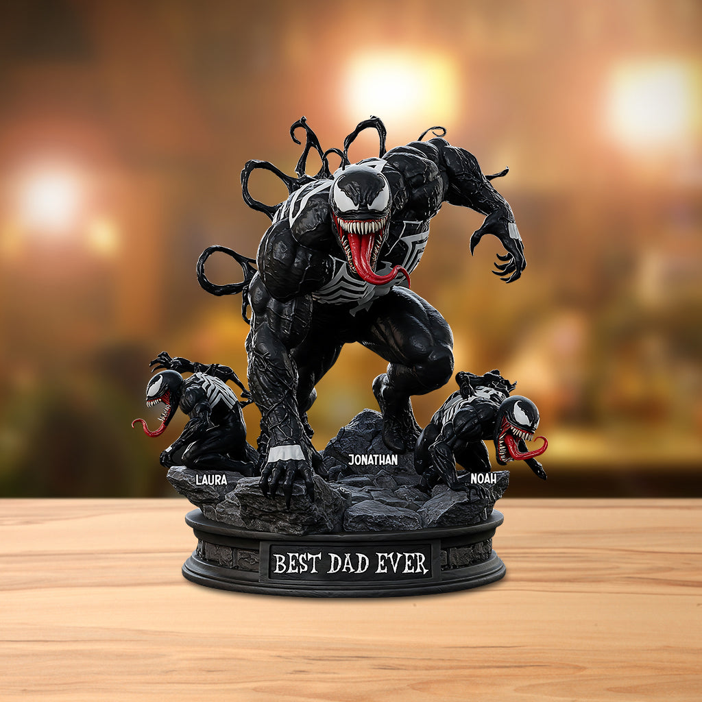 Best Dad Ever - Personalized Clown Prince of Crime Custom Shaped Acrylic Plaque