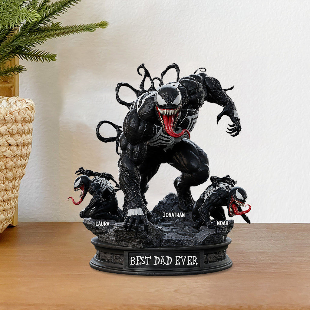 Best Dad Ever - Personalized Clown Prince of Crime Custom Shaped Acrylic Plaque