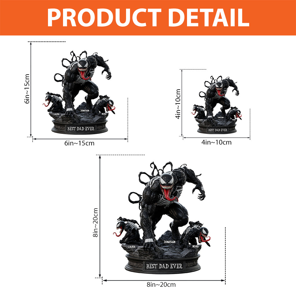 Best Dad Ever - Personalized Clown Prince of Crime Custom Shaped Acrylic Plaque