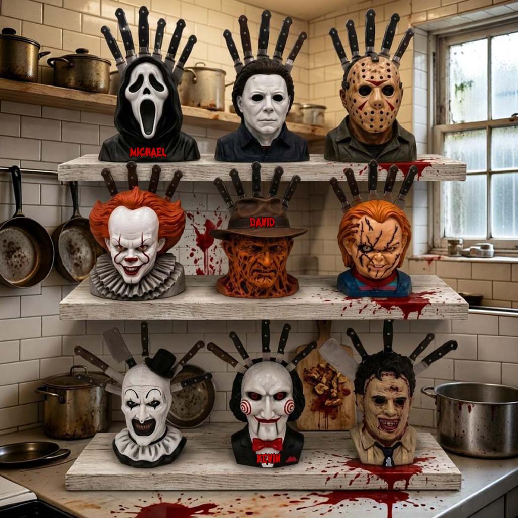 Halloween Nightmare - Personalized Horror Character Acrylic Knife Holder