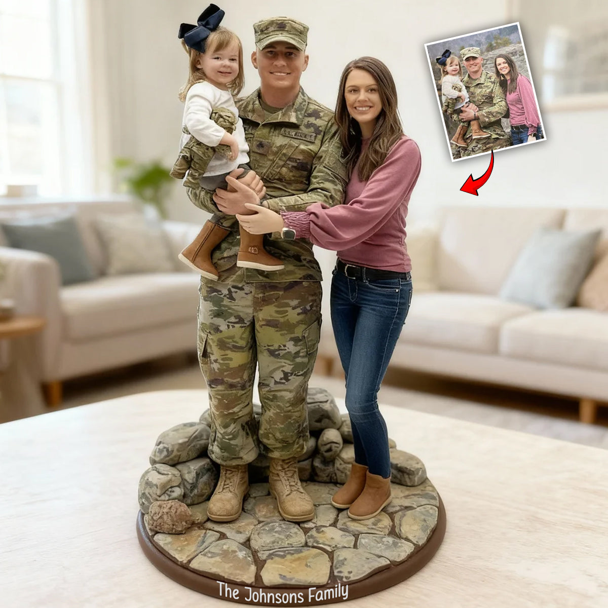 Coulpe Gift - Personalized Couple Custom Shaped Acrylic Plaque