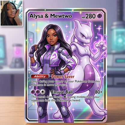 Custom Card For Monster Trainers - Personalized Monster Trainer Wallet Insert Card
