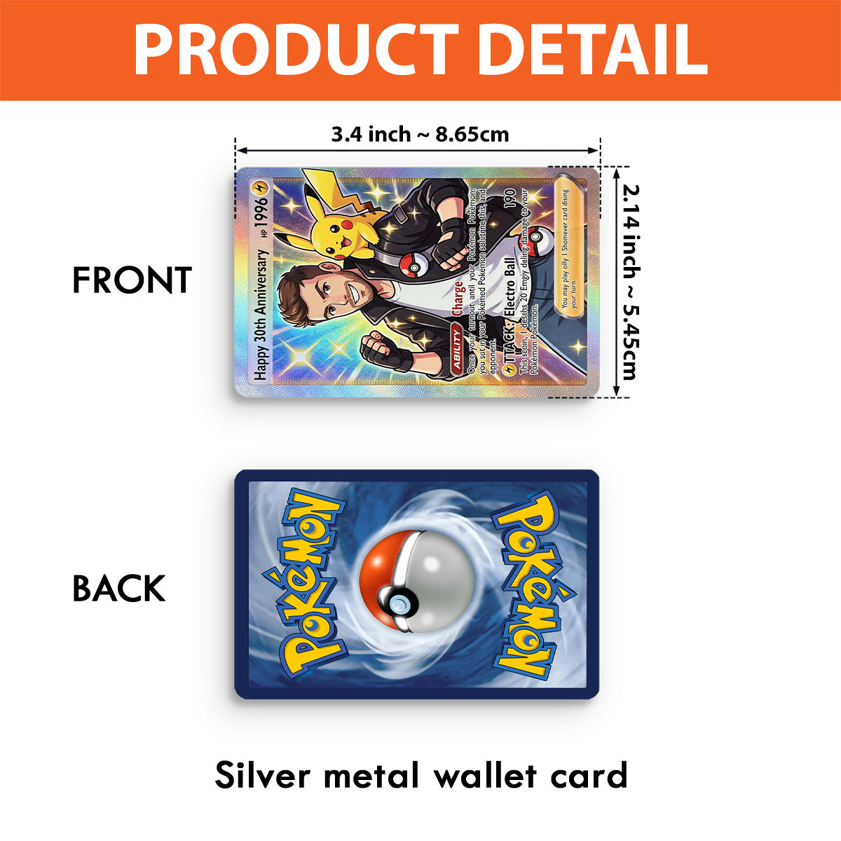 Custom Card For Monster Trainers - Personalized Monster Trainer Wallet Insert Card