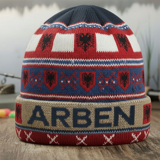 Proud Albanian - Personalized Expats Beanie Hat