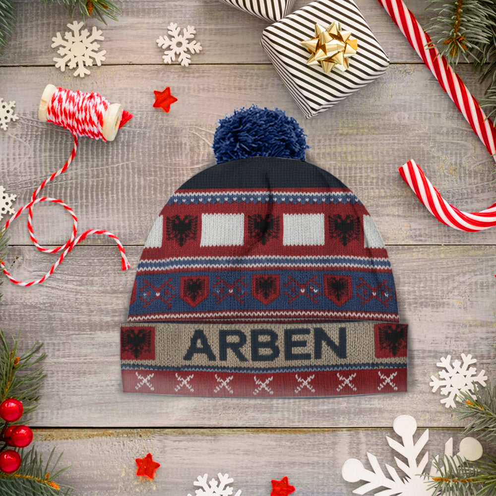 Proud Albanian - Personalized Expats Beanie Hat